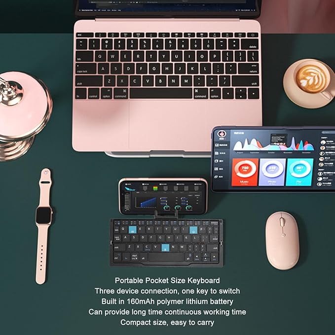 Foldable Bluetooth Keyboard